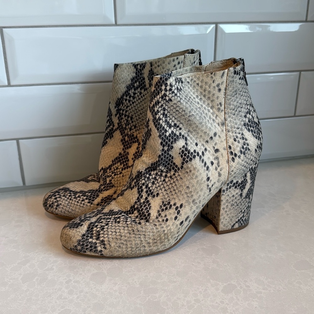 Steve Madden Snake Print Boots